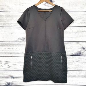 Ann Taylor black shift dress size M